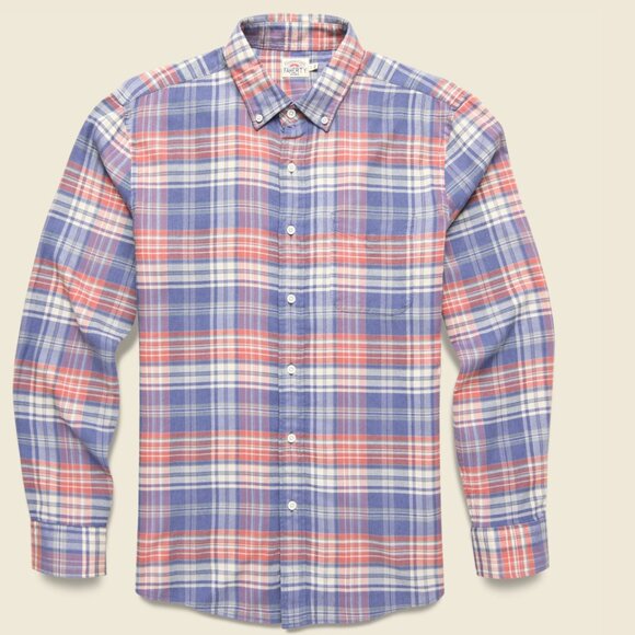 Faherty The All Time Shirt Men's Autumn Plaid Brushed Flannel Size XXL NWT $158 - Picture 2 of 8